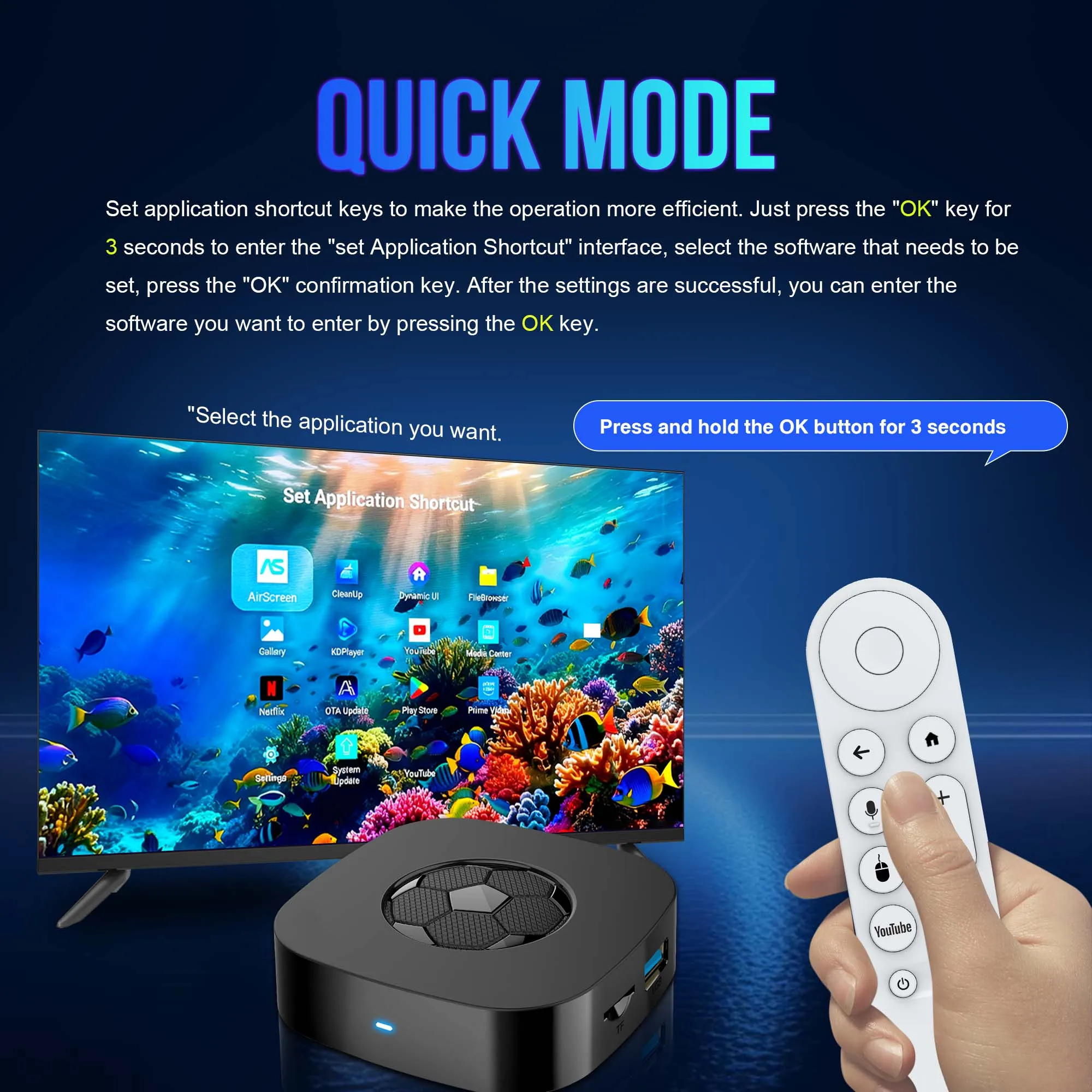 صندوق تلفاز مورتال أندرويد 16 16 جيجابايت 128 جيجابايت RK3518 التحكم الصوتي 4K 1080P 1000M واي فاي 6 T1 Ultra بلوتوث 5.2 مشغل وسائط محمول صندوق تلفاز #4