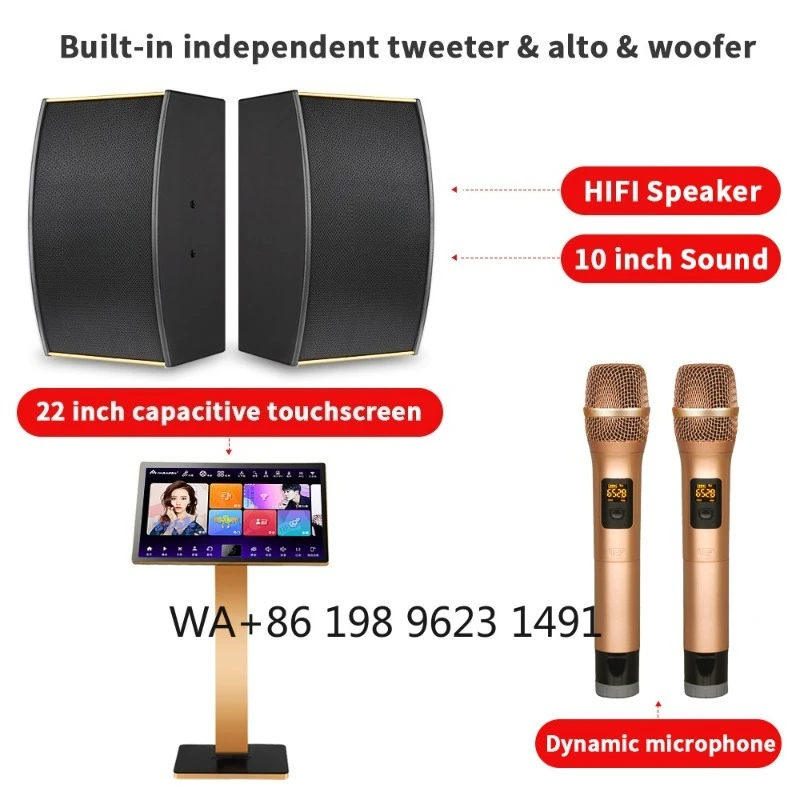 10 Inch Active Subwoofer Amplifier Module Slim Bass Speaker Home Theater Professional Audio System