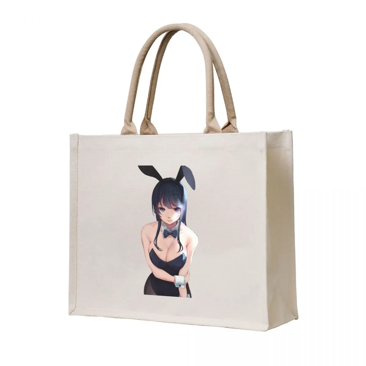 

Mai Sakurajima Bunny Senpai Tote Bag Big bag women Canvas bag for women sac pour femme