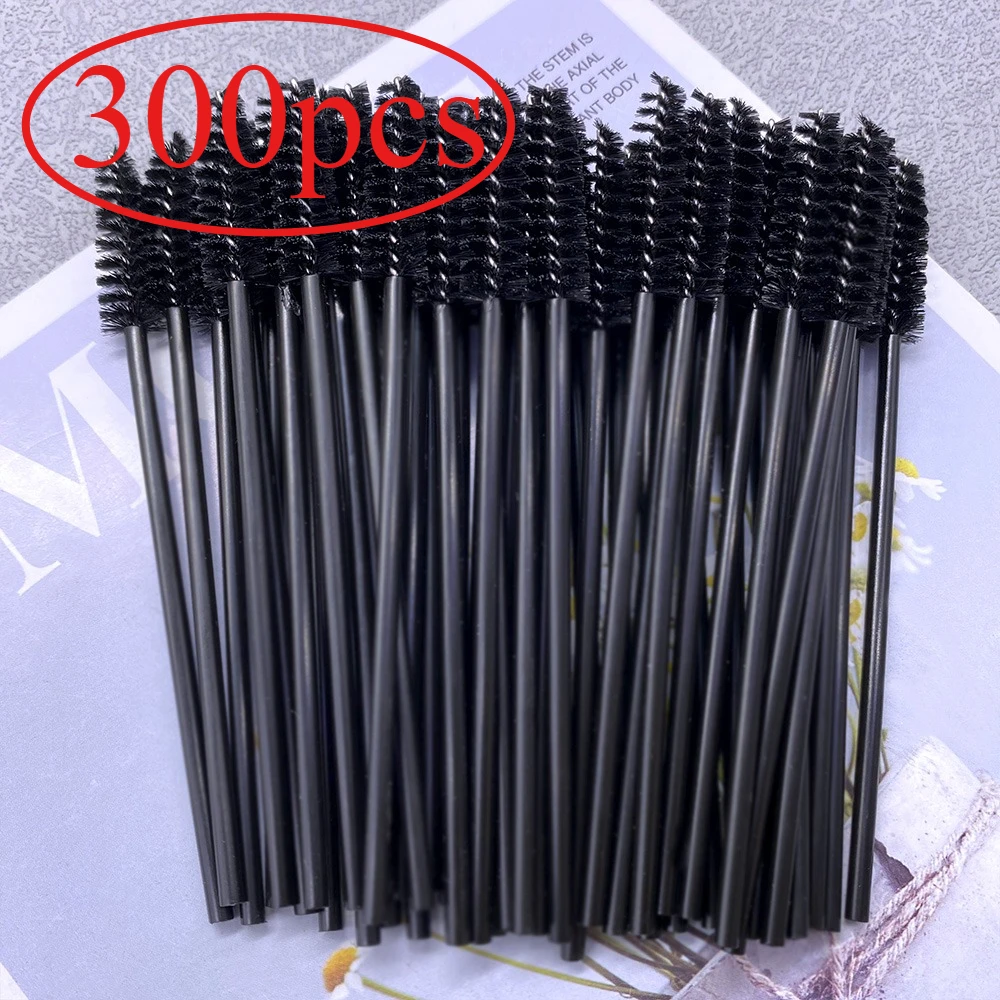 300 قطعة المتاح رمش فرش الرموش تمديد أدوات الحاجب فرشاة عصي الماسكارا قضيب التخزين المؤقت أدوات ماكياج #1