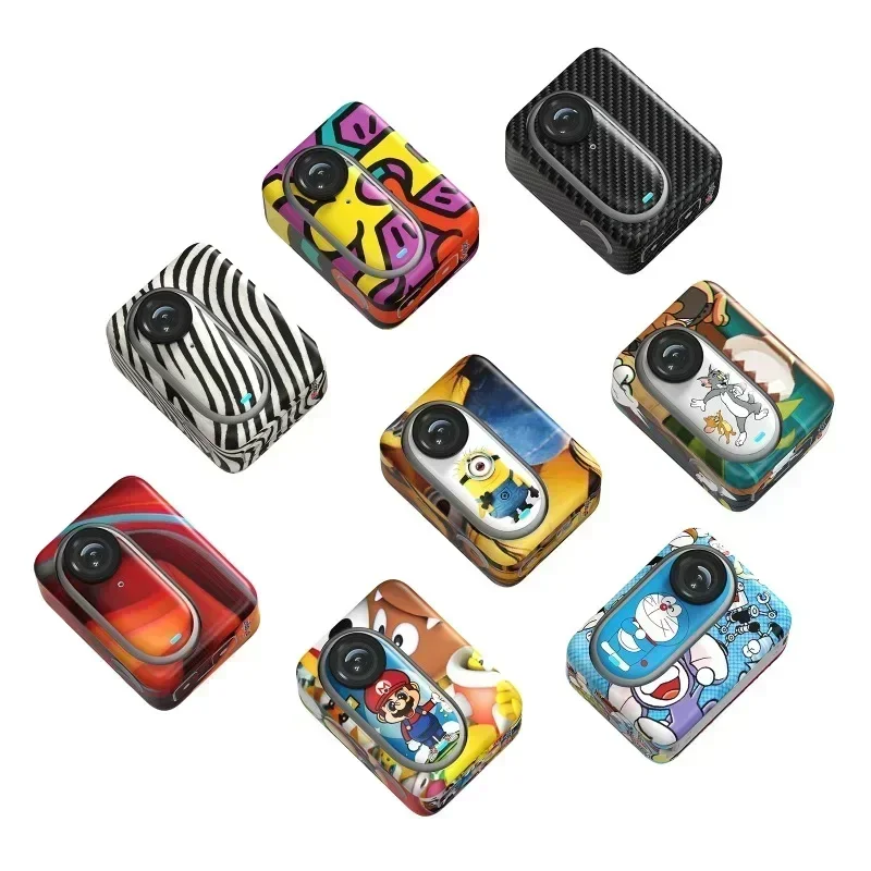 Protective Film Sports Camera Accessories for Insta360 GO3 Body Sticker Compatible Action Camera Brand Bundle Material Origin