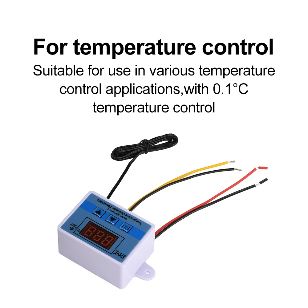 DM‑W3002 Digital Thermostat Controller AC110‑220V ‑50℃‑110℃ High Precision Temperature Control Module