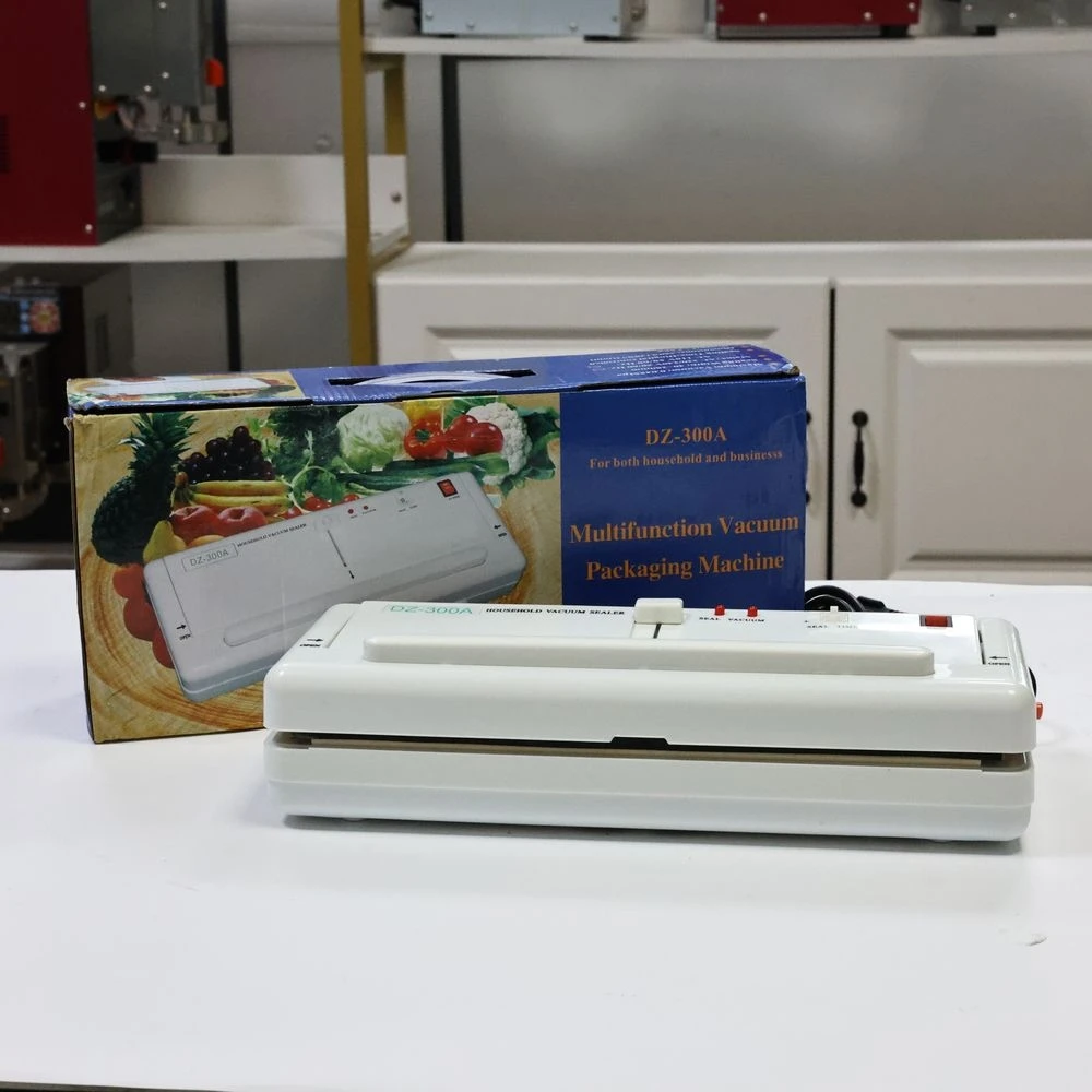 DZ-300A vacuum packaging machine Small household commercial vacuum sealing machine Food vacuum plastic sealing machine
