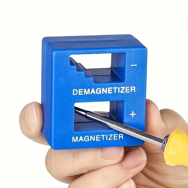 

An Enhanced Magnetizing Suitable for Screwdrivers - a Multifunctional Hardware Repair Accessory with a Larger Green-Blue Casing