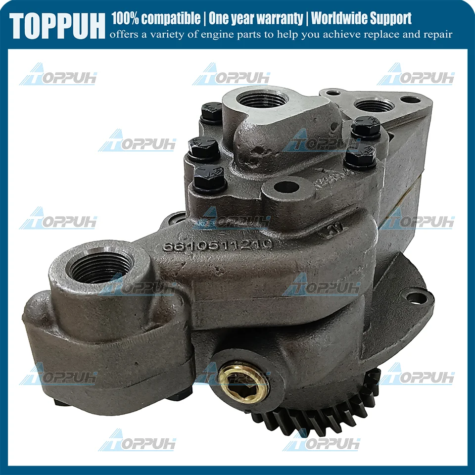 

6620-51-1000 6620511000 Oil Pump for Cummins Engine NH220 Komatsu Bulldozer D80A-12 S6D155