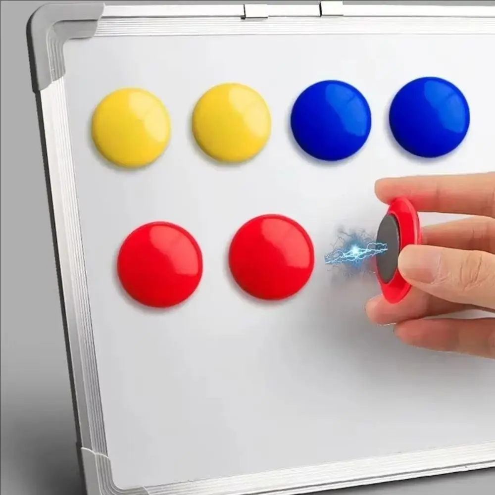Durable 20/30/40mm Magnetic Beads Round Colorful Office Whiteboard Magnets DIY Fridge Magnet Stickers view 3