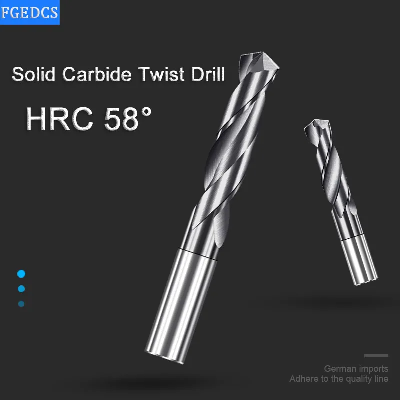 Solid Tungsten Carbide Drill Bits CNC Carbide Twist Drill Bit 1.0-20mm Metalworking Bit For Stainless Steel Milling Cutter Tools