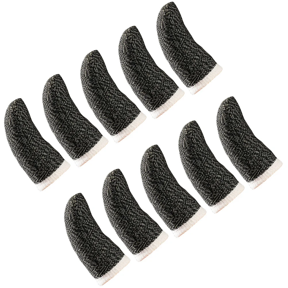 

10Pcs Gaming Anti-Sweat Finger Cover Breathable Material Long-Lasting Dryness Four-Finger Coordination Improve Game Experience