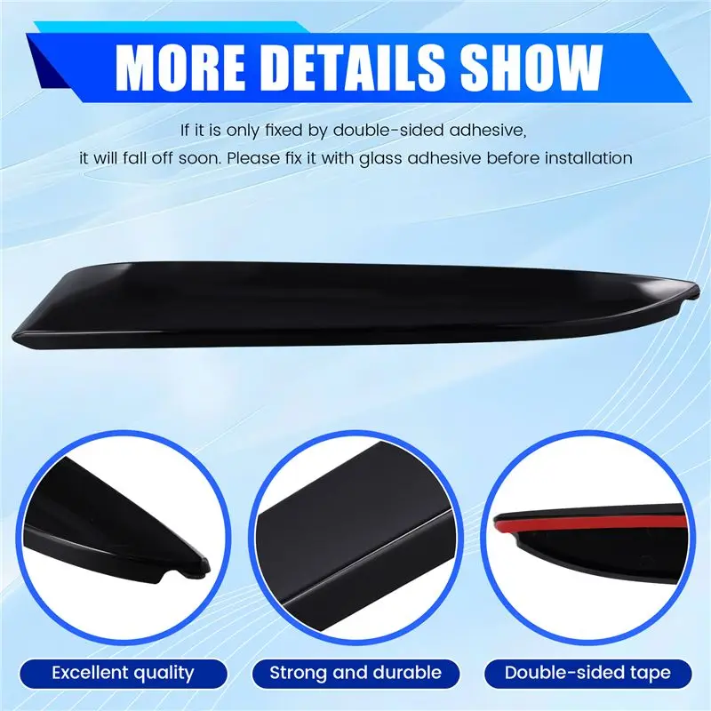 Leading-Rear Windshield Window Seal Cover Tailgate Trim For Ford Kuga Escape 2013-2019
