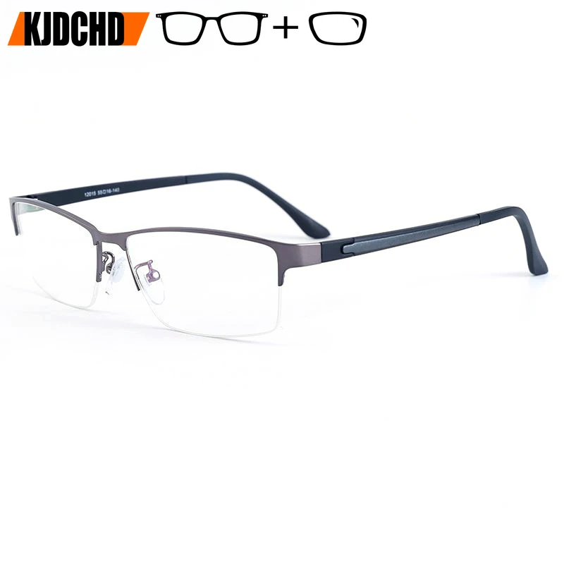 

Customize Prescription Glasses Men Multi-Focal Progressive Photochromic Anti-Blue Light Myopia Hyperopia Lenses Eyeglasses