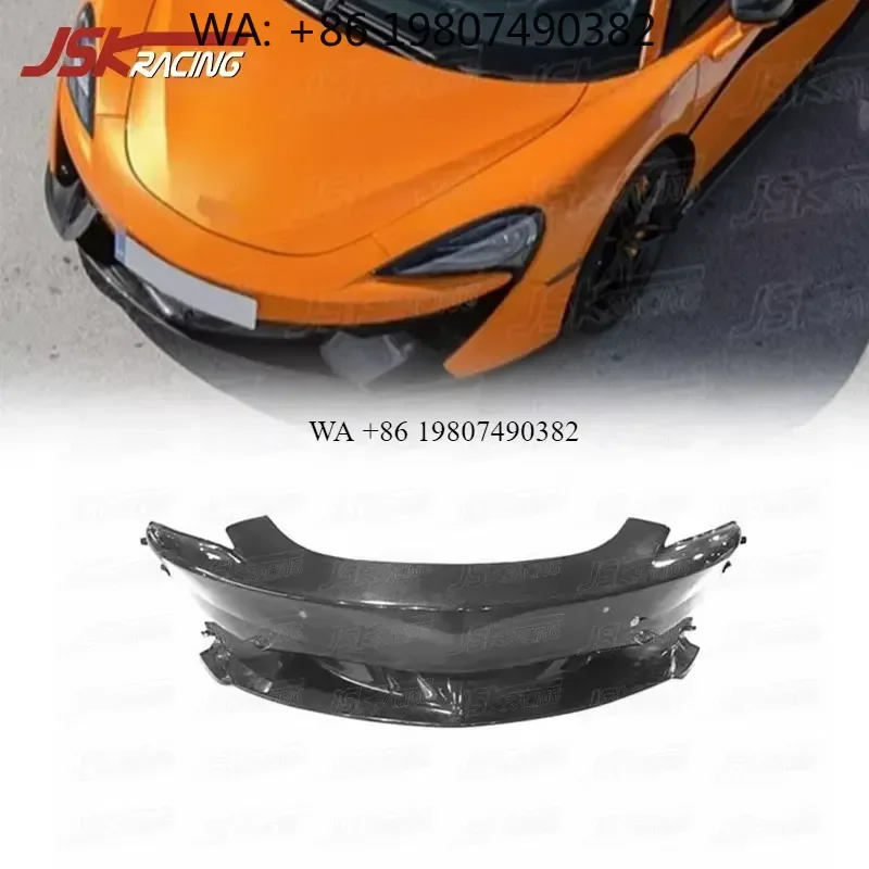 Wmwmnu Carbon Fiber Front Bumper for 2015-2017 570S OEM Style Replacement Auto Body Kit Accessories