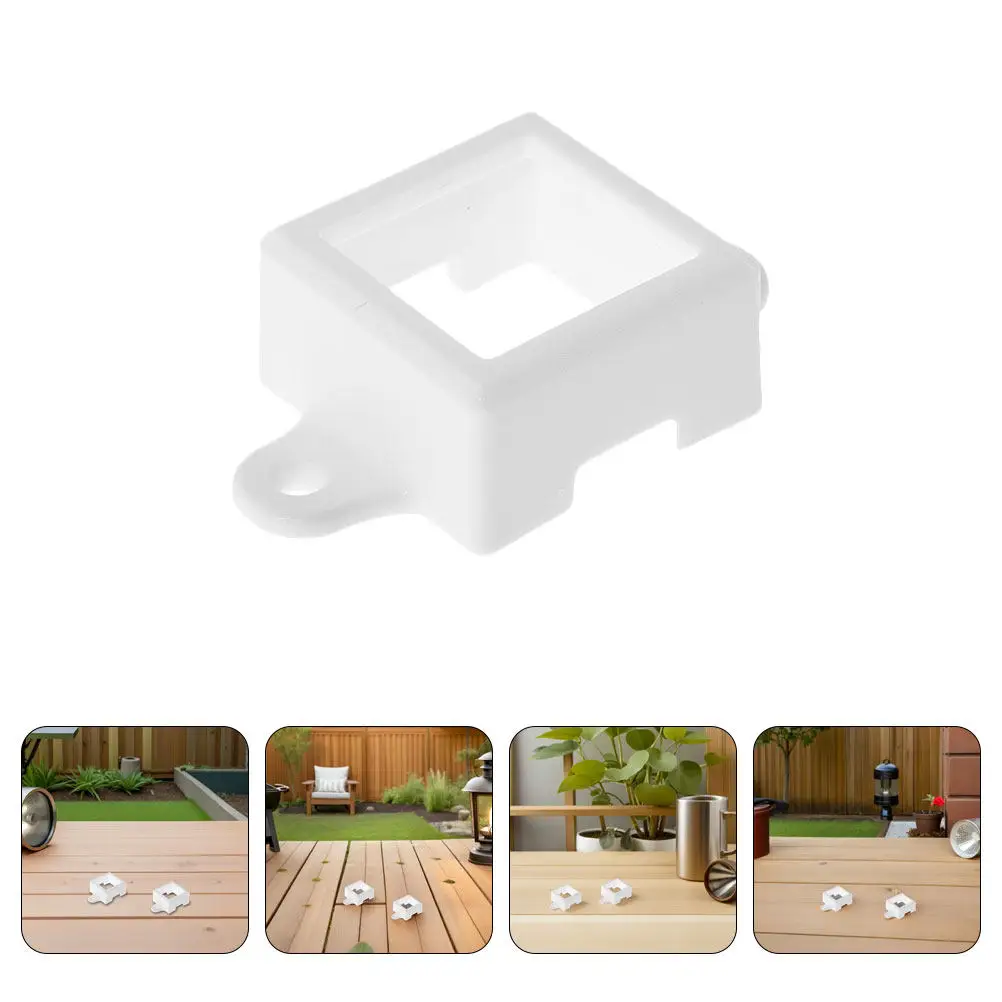 

10 шт. водонепроницаемых пластиковых крепежных клипс для светодиодных лент и гирлянд, для сада и патио