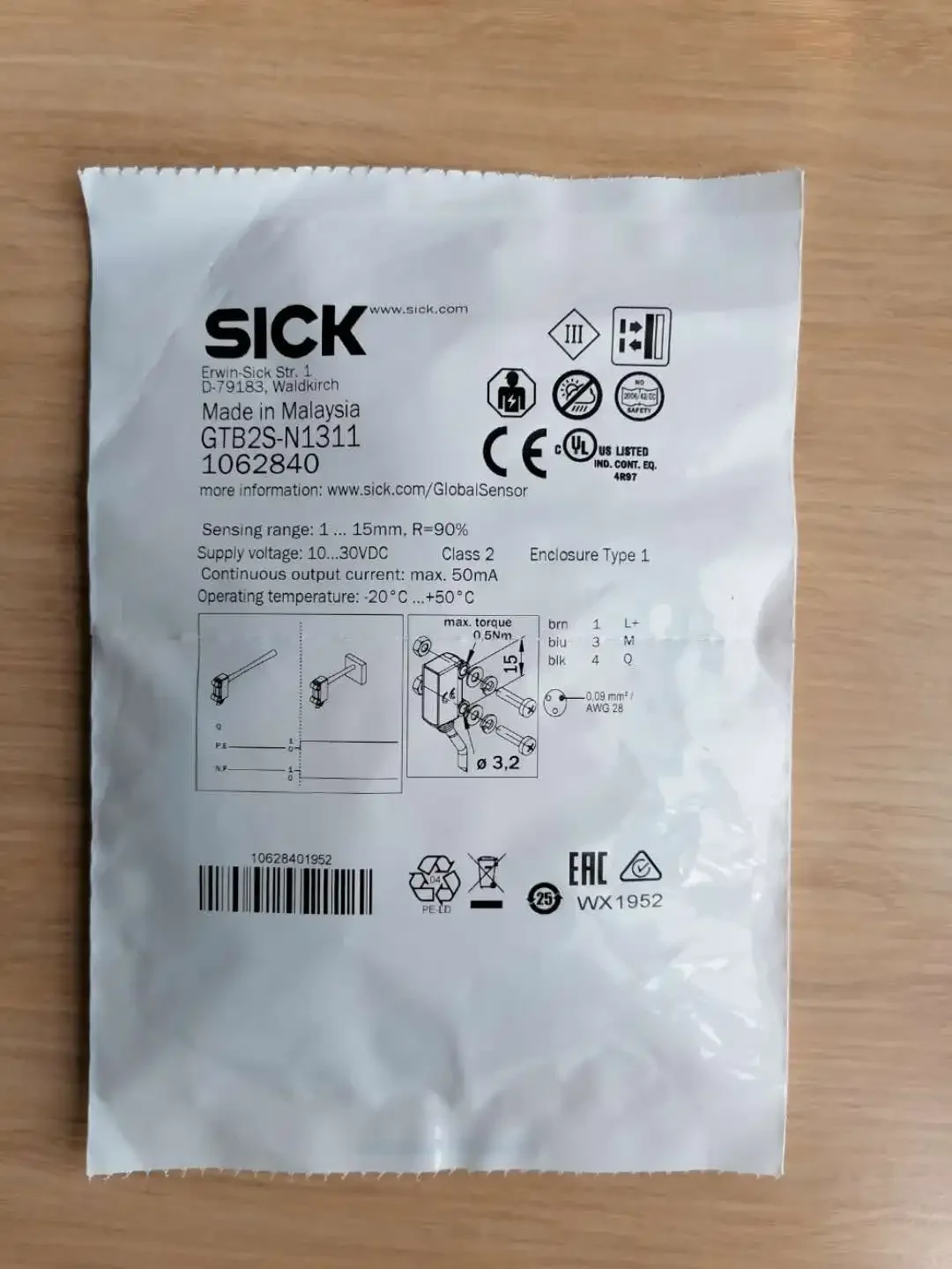 

New Original Photoelectric Switch Sensor GTB2S-N1311