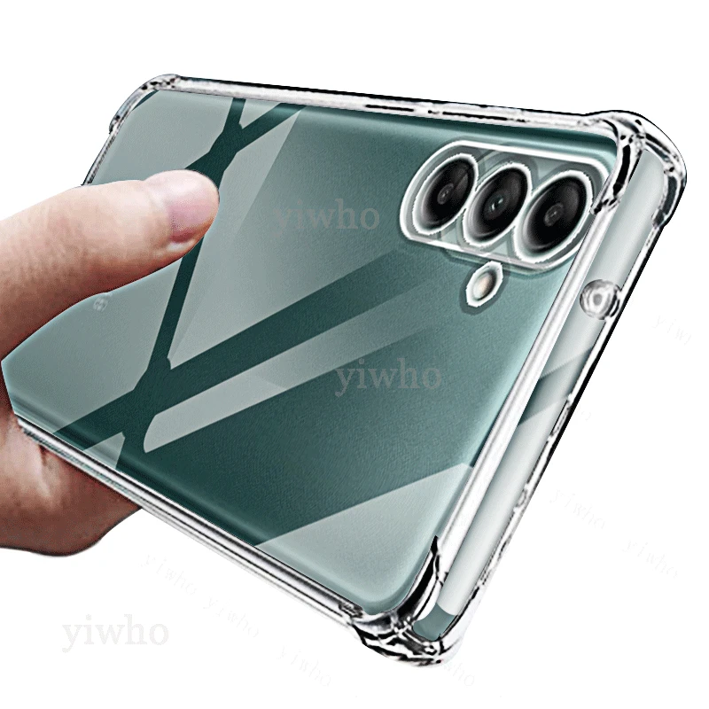 Luxury Clear Soft Silicone Case For Samsung a04s Shockproof Transparent for Galaxy A 04 S A 04S A047F Phone Cases back Covers