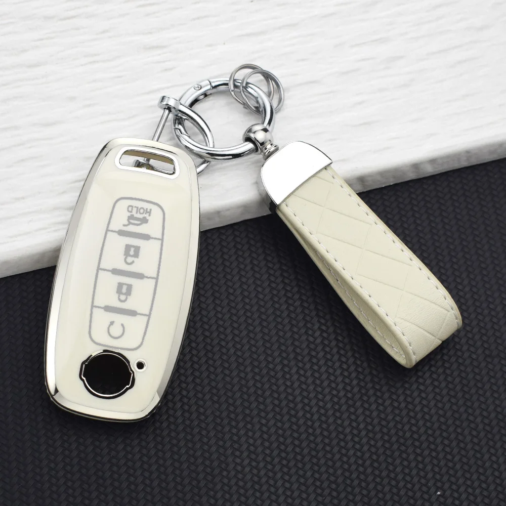 5 Button Smart Key Remote Case Shell Protector For Nissan Altima Sentra Maxima Rogue Armada Pathfinder Key Fob Case Cover Holder