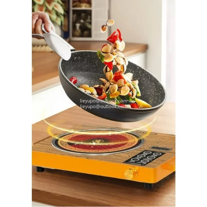 3500W Electric Ceramic Cooktop, 110V 220V Infrared Stove No Pot Limitation, Compatible with All Cookware for US EU