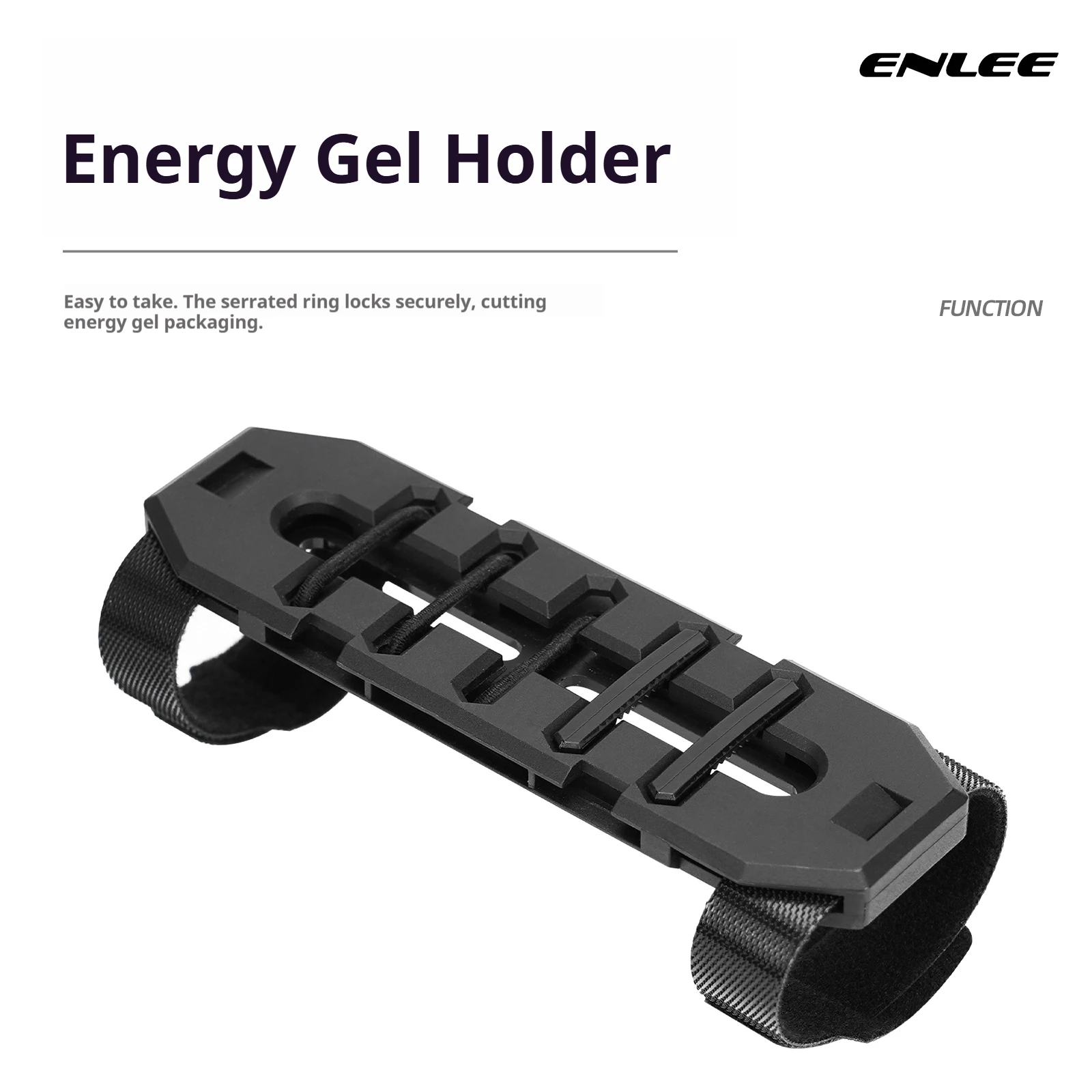 ENLEE Bicycle Energy Gel Holder Road And Mountain Bike Storage Box Energy Bar Elastic Buckle Cycling Accessories - view 2