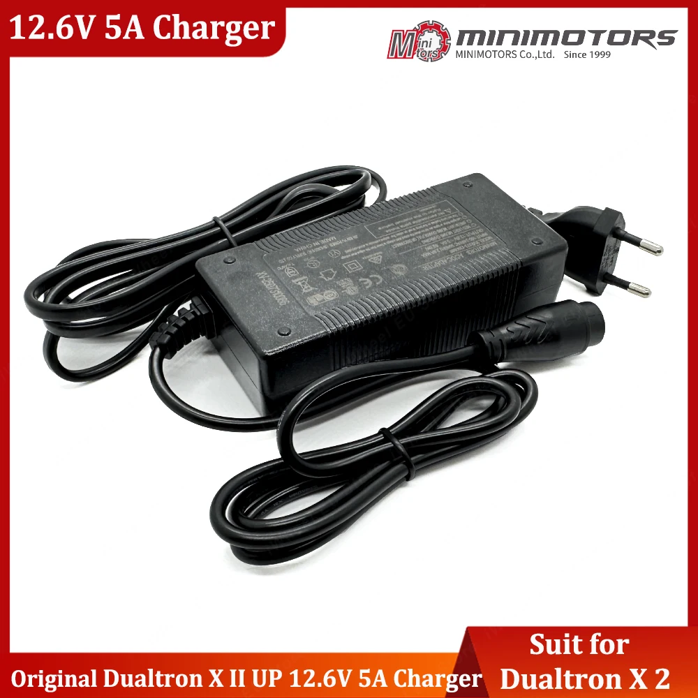 Original Dualtron X II UP 12.6V 5A Sub Battery Charger Power Adapter for Dualtron X2 X Limited Electric Scooter Auxiliary Batter