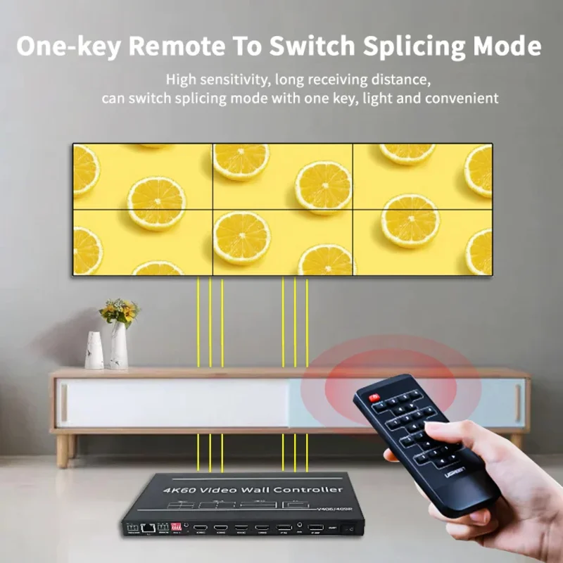 Bitvisus المهنية الصوت والفيديو والإضاءة سلسلة HDMI الفيديو جدار تحكم فيديو خلاط الجلاد-1x2 2x2 2x3 3x2 1x6 نماذج