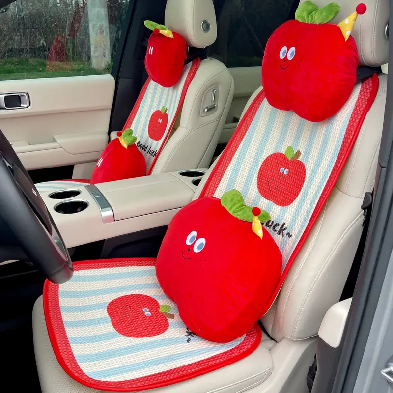 New Universal Four Seasons Summer 3D Breathable Mesh Cool Semi Enclosed Car Seat Cushion Cover