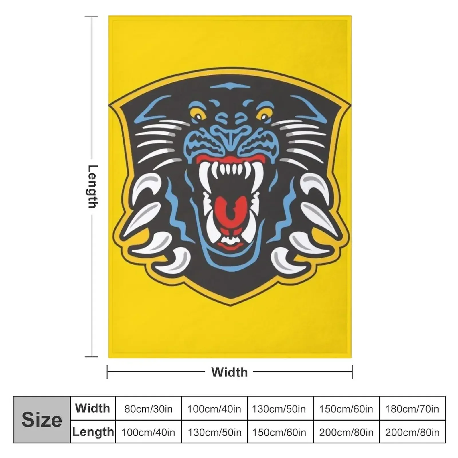 The Nottingham Panthers Throw Blanket blankets ands Kid'S Fashion Sofas Blankets