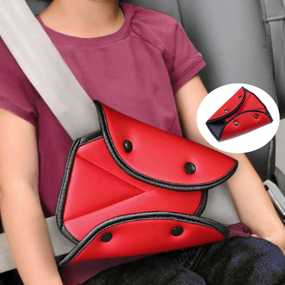 Child Seat Belt Adjustment Holder Car Anti Neck Neck Baby Shoulder Cover Seat Belt Positioner Child Seatbelt for Kids Safety New