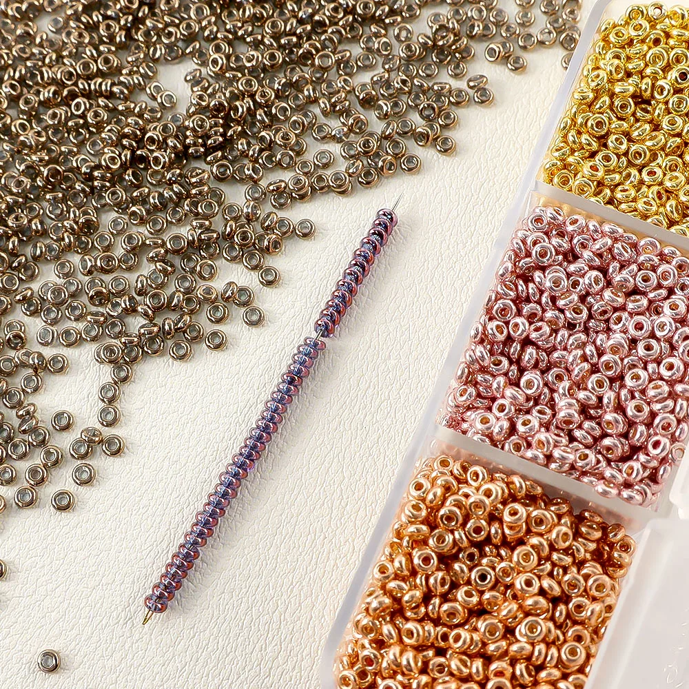 

Imported from Japan TOHO-Demi metallic round beads jewelry accessories for all kinds of DIY fine beads and 10g packs