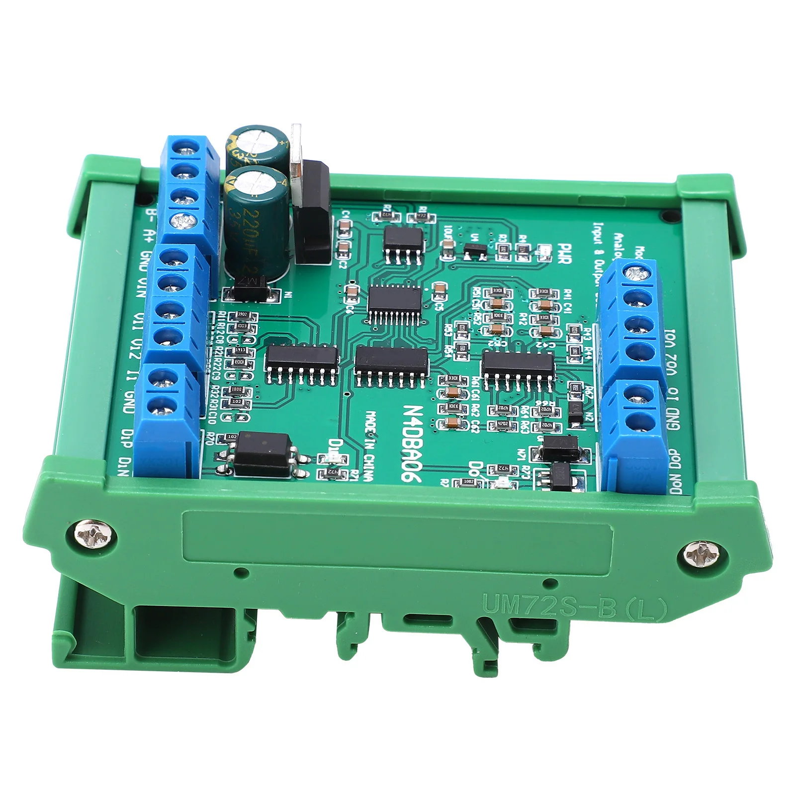 Analog Digital Input Output Module with Shell 8‑Channel RS485 DC12V N4DBA06 14-34MA