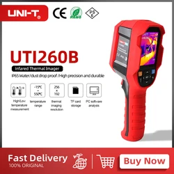 UNI-T UTi260B UTi260A Digital Infravermelho Termômetro Imageador Térmico LED Luz de Abastecimento de Água Câmera Térmica Reparação Ar Condicionado