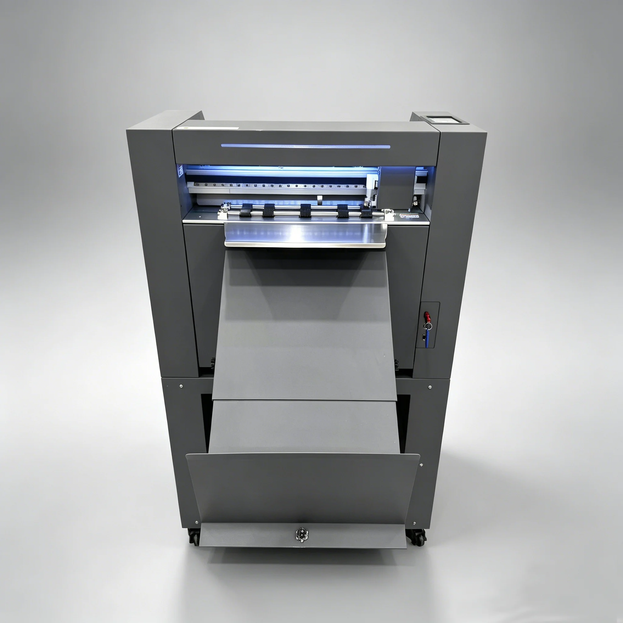 Servo AI System Air Adsorbing Paper Feeding Tangential Wheel Creasing Perforating Cutting Digital Die Cutting Machine