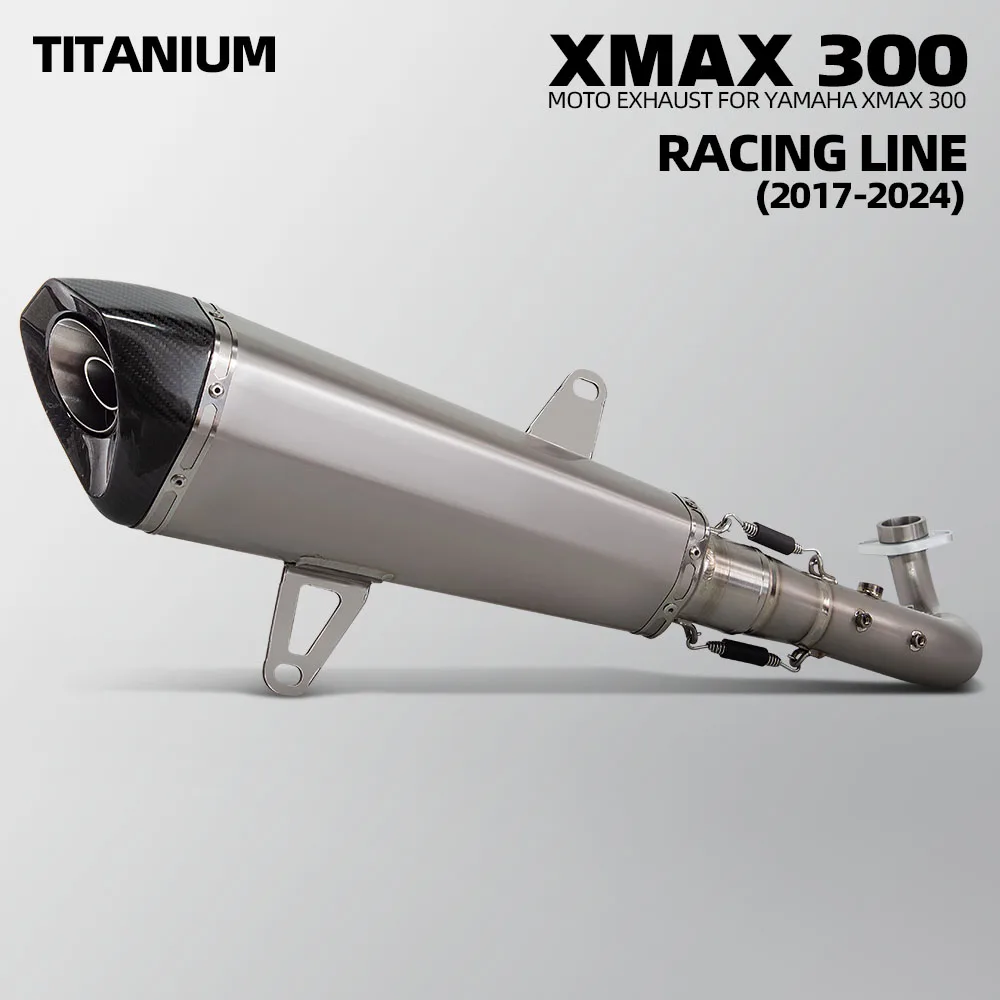 XMAX250 Exhaust System performance muffler For Yamaha XMAX250 XMAX300 XMAX 250 300 Tech MAX 2017-2024 Moto Exhaust manifold kit