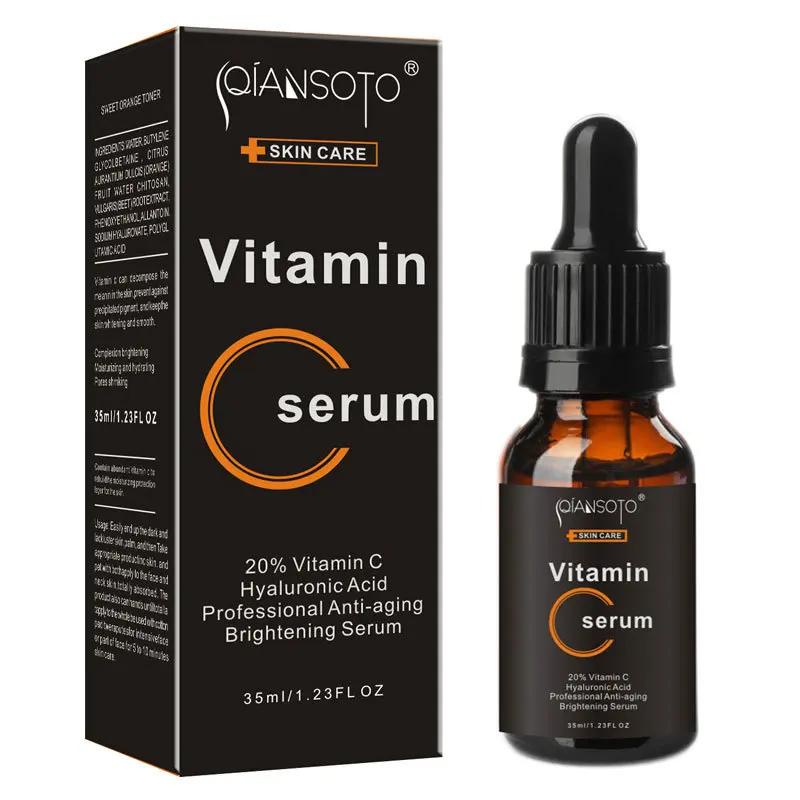 QIANSOTO vitamin C original solution L-VE essence facial hydrating facial VC moisturizing essence water