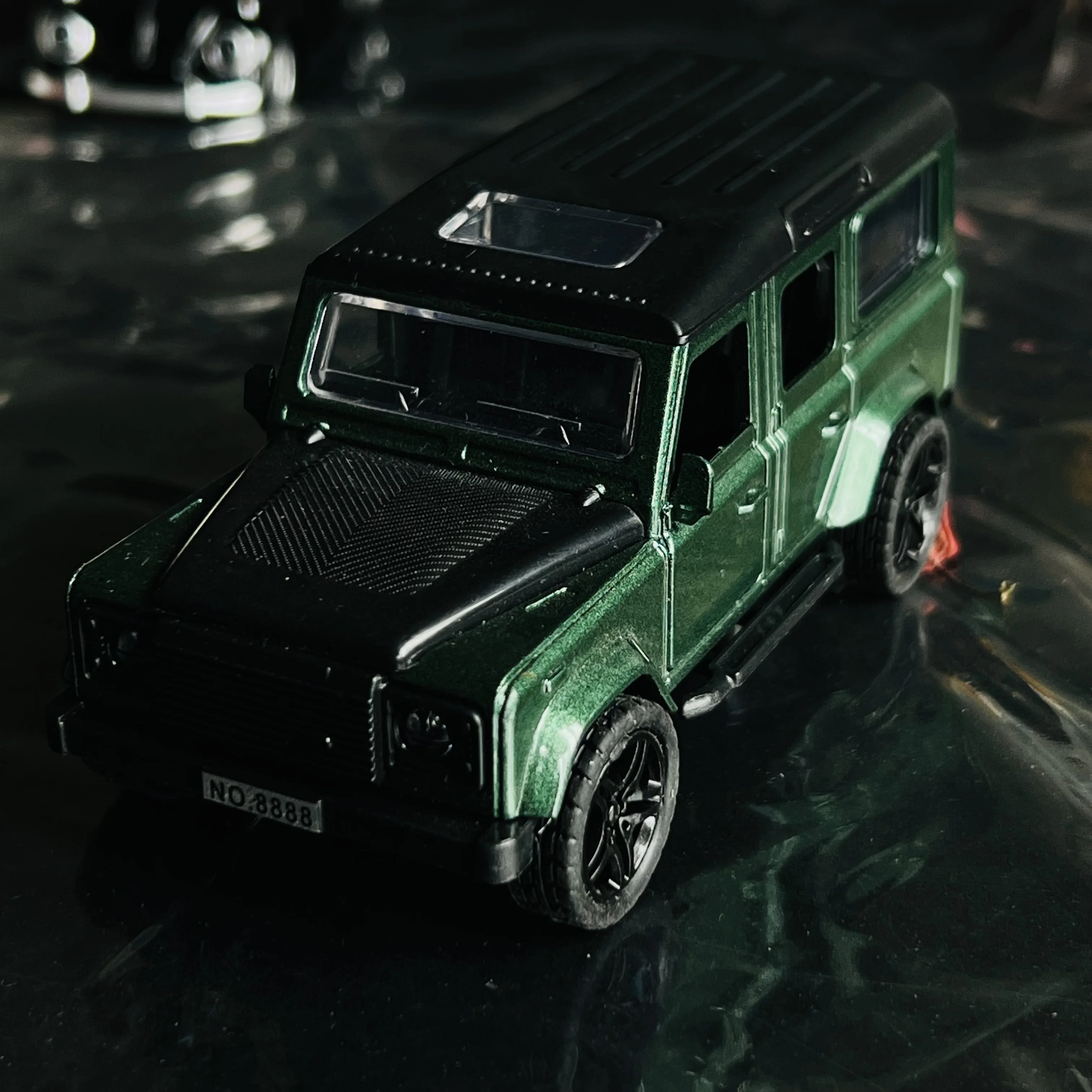 Alloy metal toy simulation car can open the door off-road toy boy egg car decoration