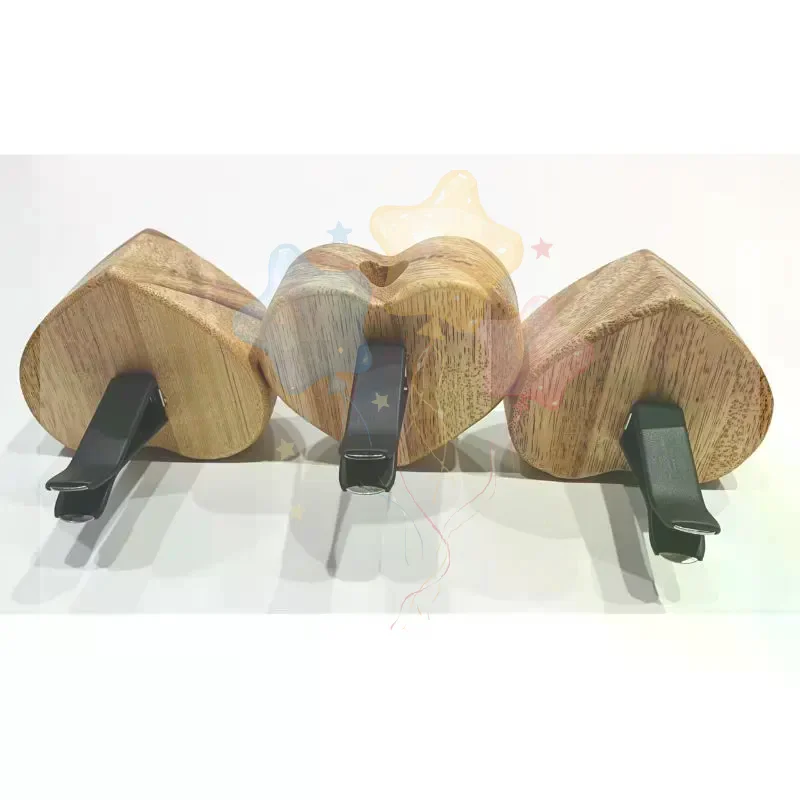1/3Pcs Heart Shaped Wooden Car Air Outlet Aromatherapy With Long Lasting Natural Grain For Interior Air Freshening Decor