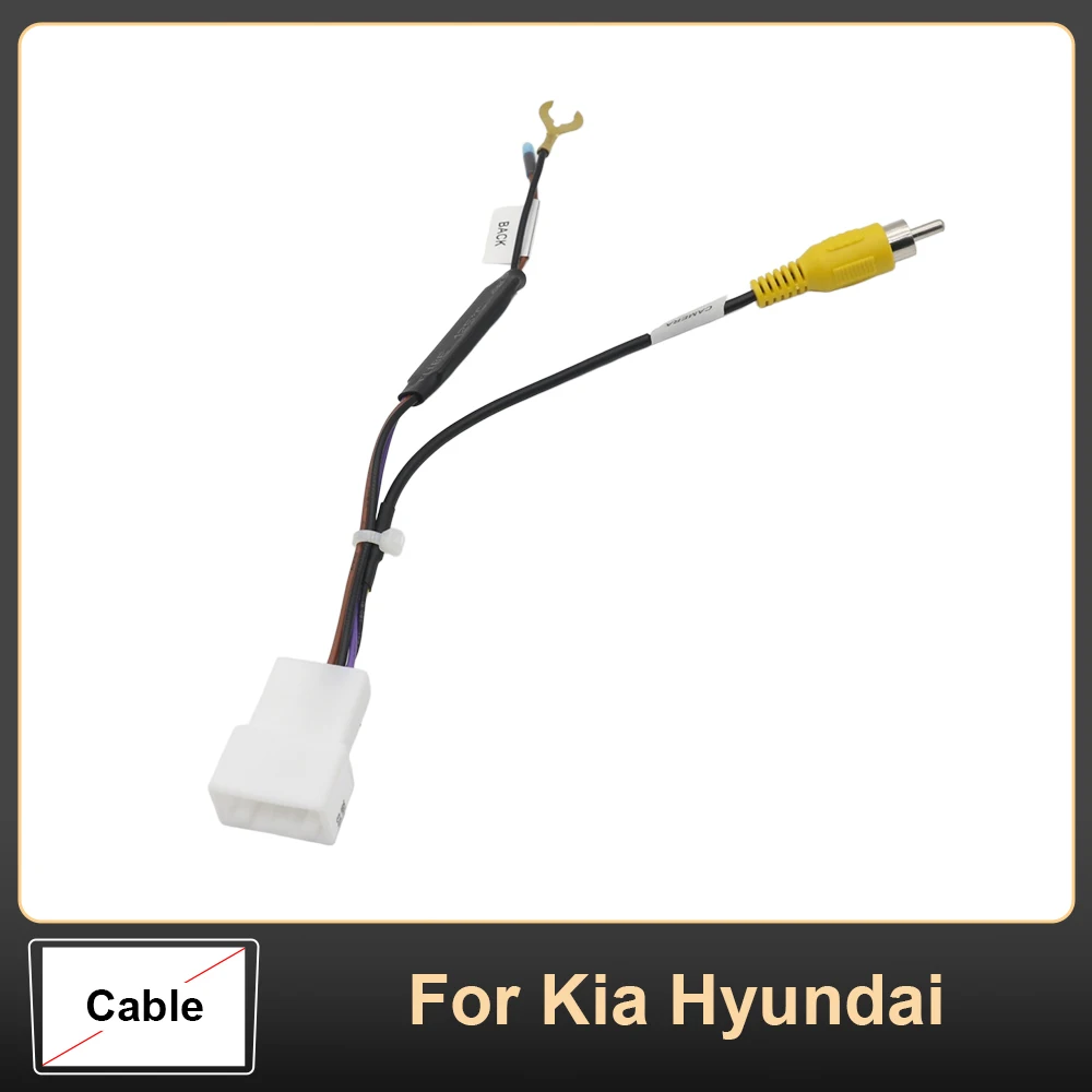 16 Pin Auto Camera Video Output Adapter Cable For Kia Hyundai Original Factory Car Reverse Camera Video Output Wire