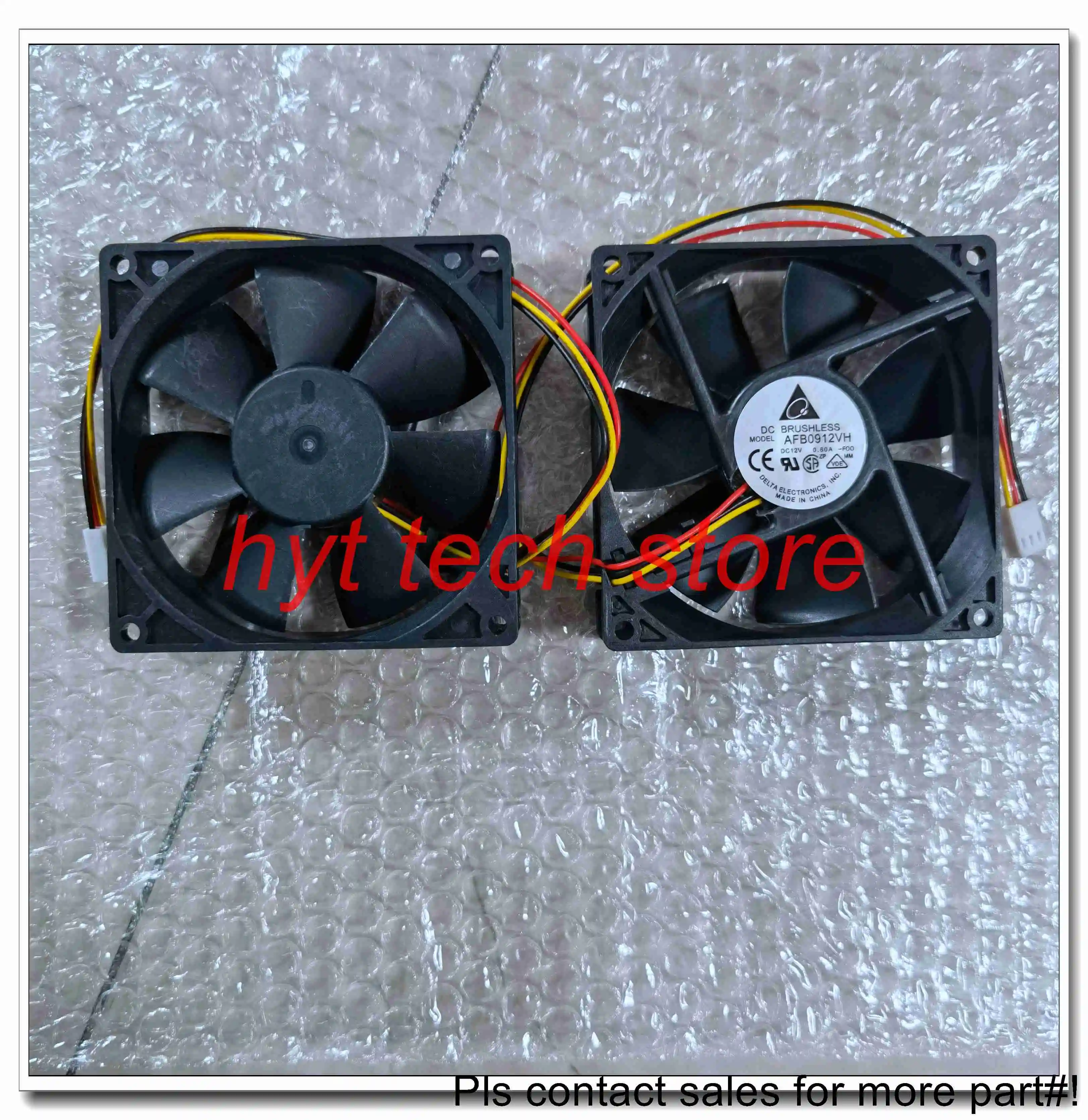 จัดหา AFB0912VH-F00พัดลมขนาด9ซม. 12V 0.6A ของแท้100% ทดสอบก่อนจัดส่ง