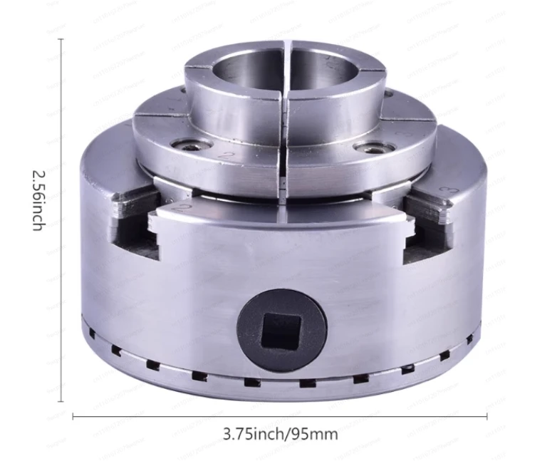 Woodworking Chuck Wooden Rotary Lathe 4 Inch 5 Inch Self-centering Linkage Umbrella Tooth Four Claw Ordinary Chuck