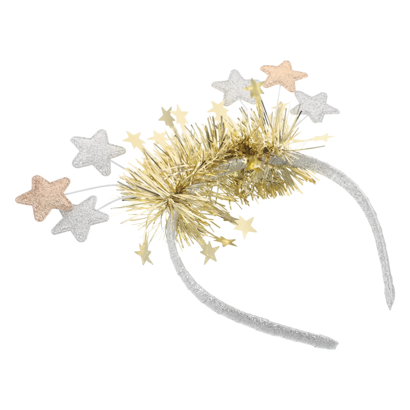 

Star Headband Stylish Star-Themed Glitter Hairband Thin Party Festival Birthday Celebration Hair Accessory Star Headpiece