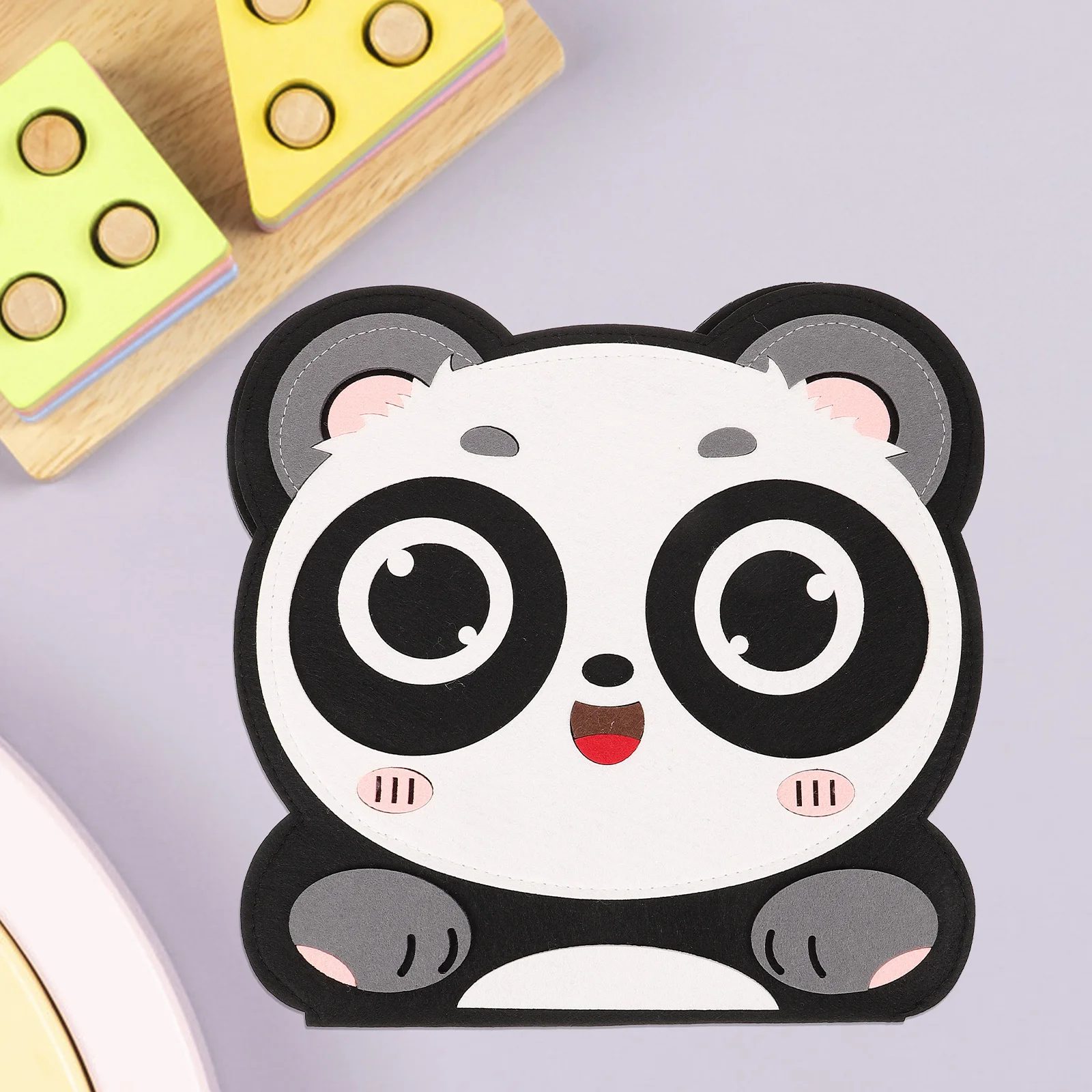 

Montessori Panda Felt Busy Board Educational Early Learning Activity Board Developing Fine Motor Skills for Toddlers