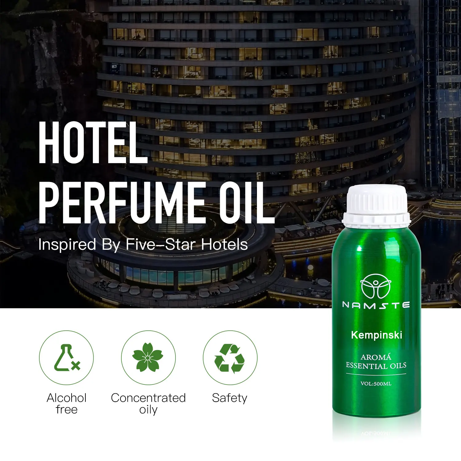 

NAMSTE 500ML Hotel Essential Oil All Natural Rosewood Four Seasons Grand Lisboa Electric Aroma Diffuser Air Fresheners Regis