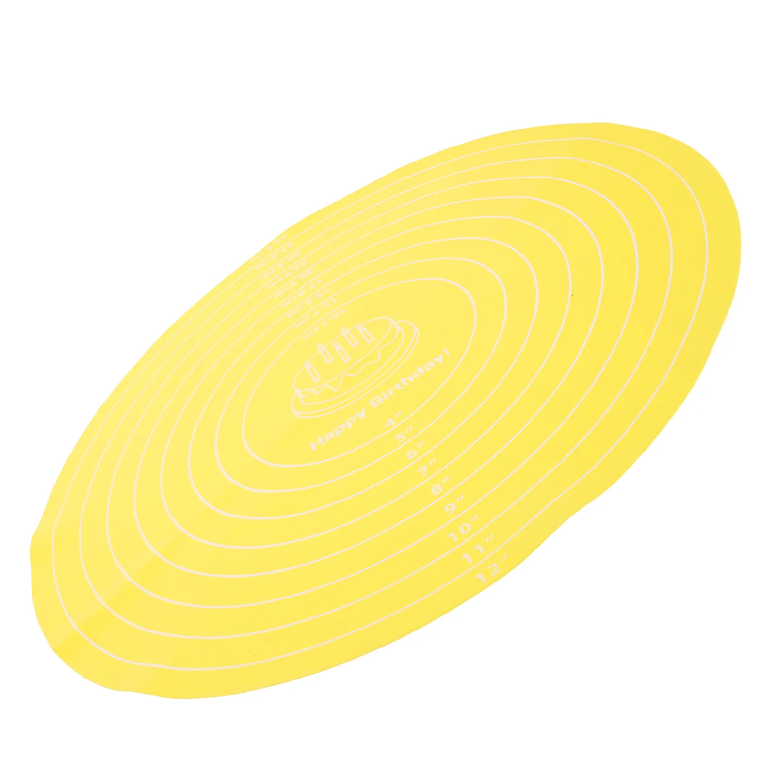 

Non-Stick Silicone Dough Kneading Mat Round Baking Mat 30cm Heat Resistant Pad for Sourdough Cookie Pizza Rolling Dough
