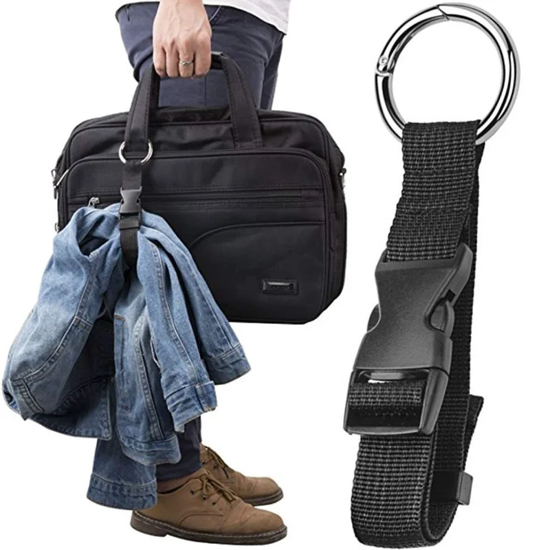 

Luggage Strap Jacket Gripper Heavy Duty Suitcase Belt Carry Clip Luggage Backpack Travel Accessory with Buckle