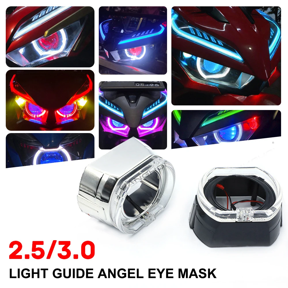 Angel eye mask Modified double lens light guide integrated cover angel eyes 2.5 