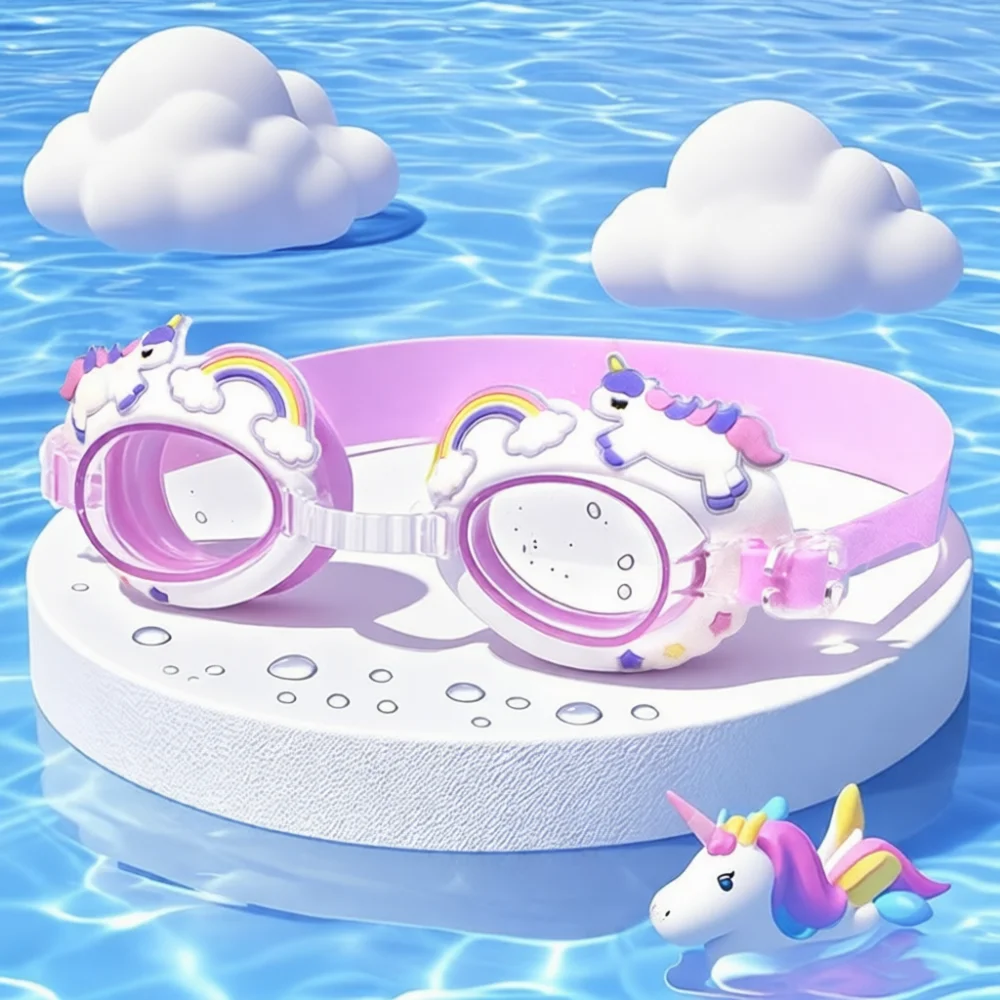 Kids Kids Swimming Glasses Cute Animal Design Anti Fog Waterproof Silicone Seal Comfortable Vision Swim Goggles For Water Sports - Aliexpress Deal