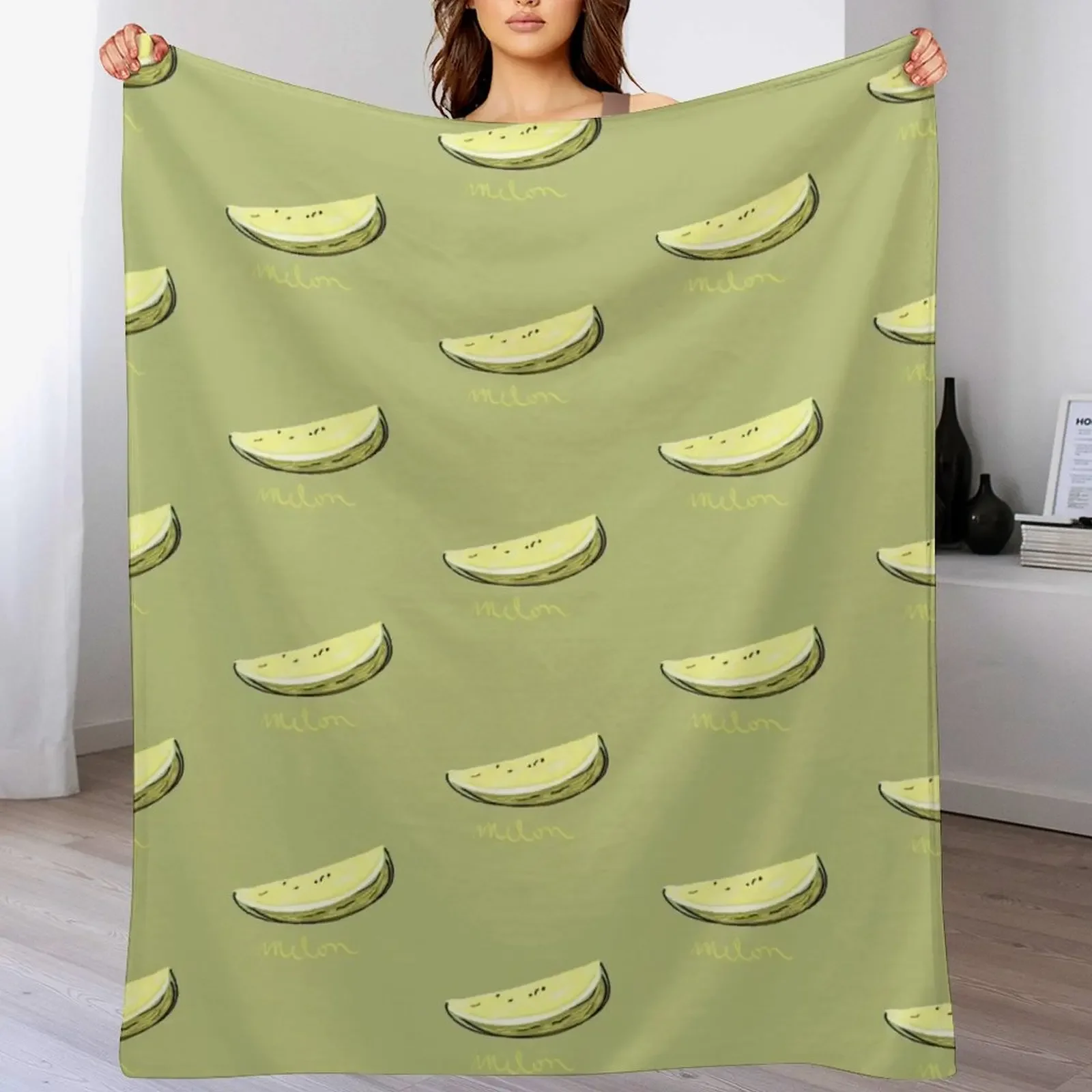 Fun melon Throw Blanket Soft Plush Blanket as Housewarming Gift