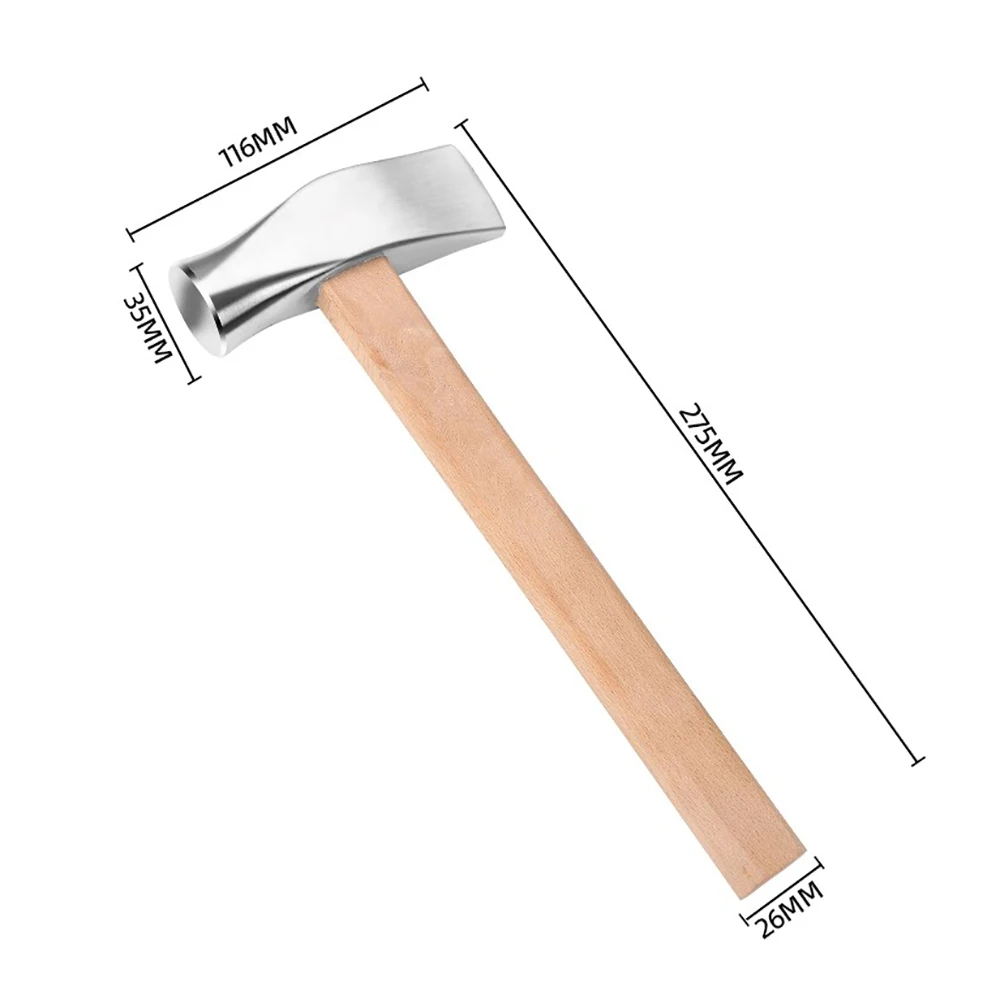 Metal Forming Hammer - High Carbon Steel Round Head, for Jewelry Shaping & Metalworking