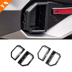 For Trumpchi GAC EMKOO 2023-2024 Accessories Carbon Car Cover Muffler Exterior Back Pipe Dedicate Exhaust Tip Tail Outlet Parts