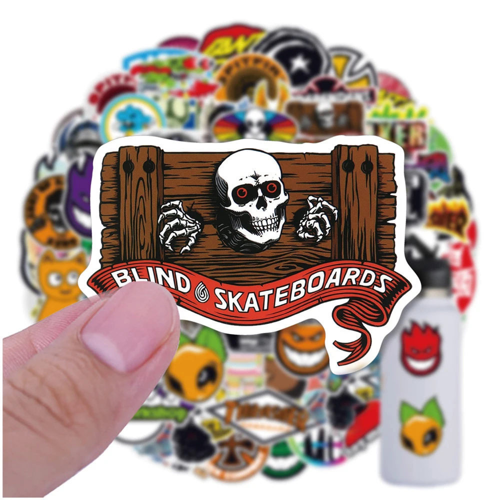 10/30/50/100pcs Street Style Logo Adesivi Estetici Graffiti Skateboard Laptop Casco da motociclista Bambini Cool Sticker Giocattoli Decalcomanie