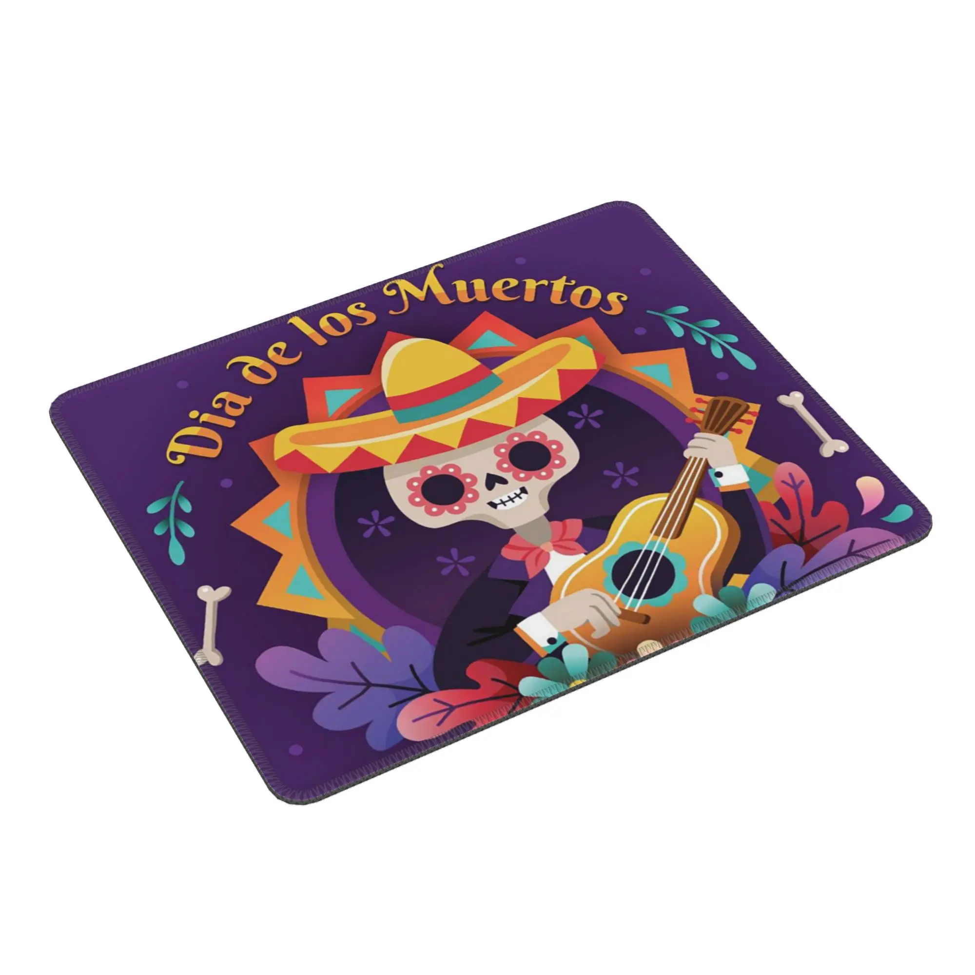 Mexican Sugar Skulls And Flowers Mouse Pad Computer Keyboard Mouse Mat Gamer PC Laptop Desk Mat Office Accessories Table Mats