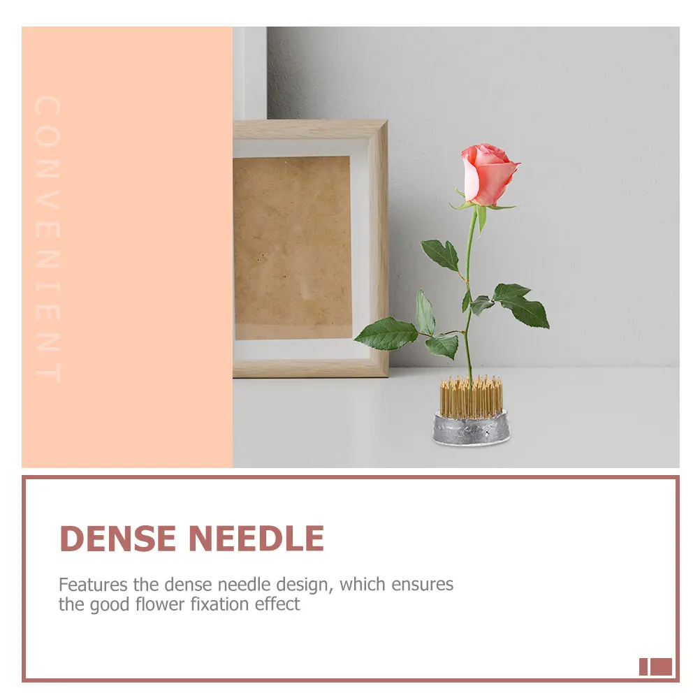 

3 pcs Flower Pin Holder Dense Needle Design Floral Arrangement Holder For Artificial Flowers Flower Arranger Tool Stable Branch